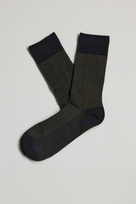 Broken Twill Dress Sock