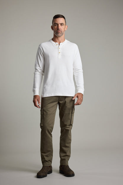 Langwood Long Sleeve Henley Tee