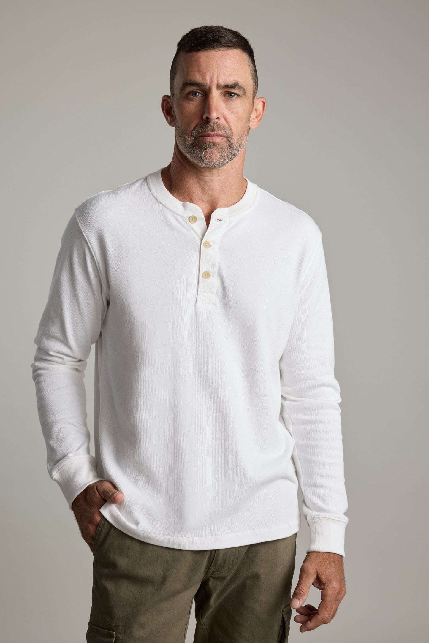 Langwood Long Sleeve Henley Tee