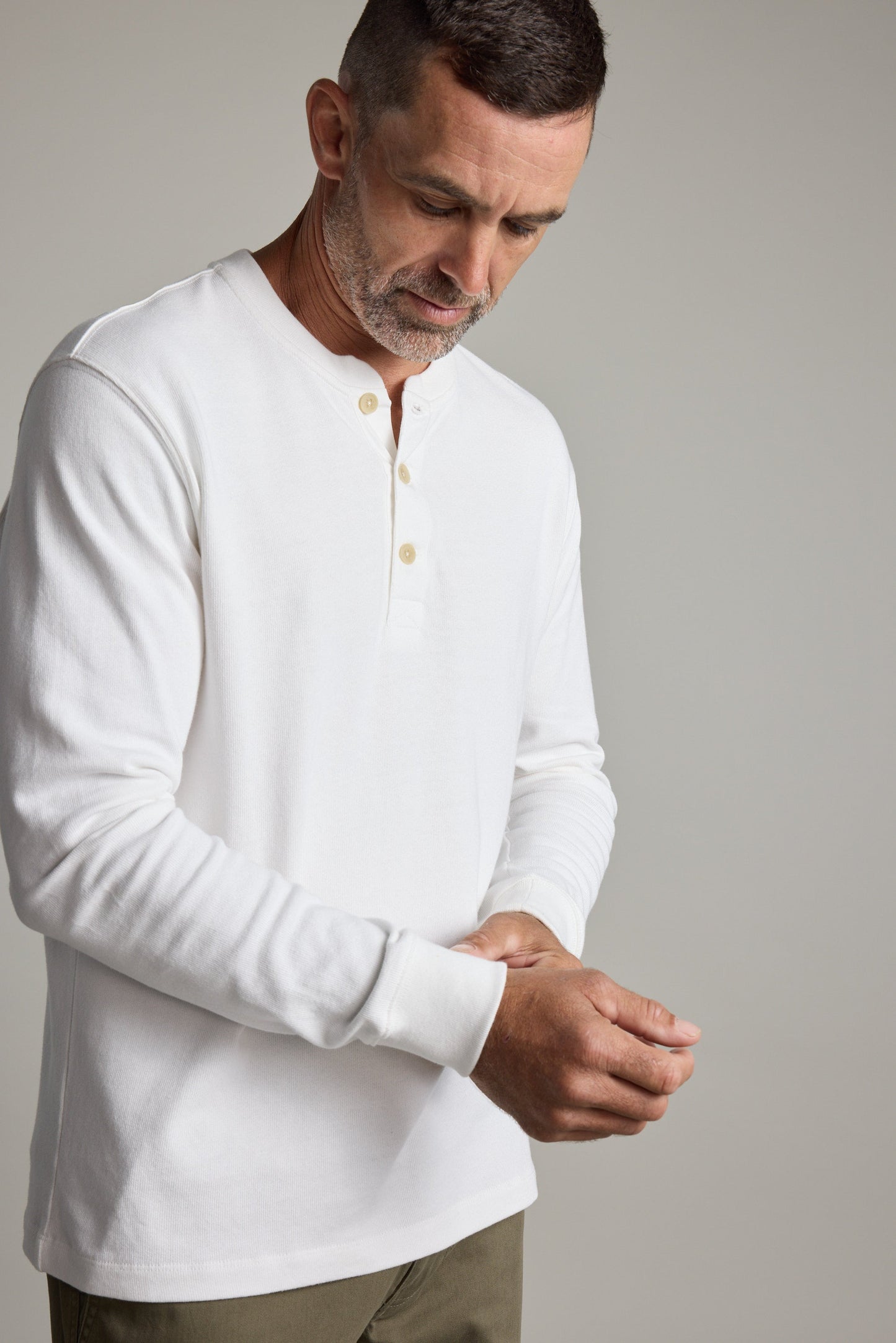 Langwood Long Sleeve Henley Tee