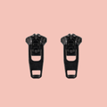 Zip Earrings (Black)
