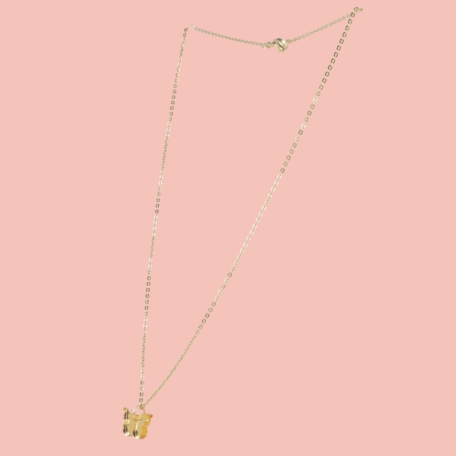 You're my Butterfly, Sugar Baby Necklace (Gold Mirror)
