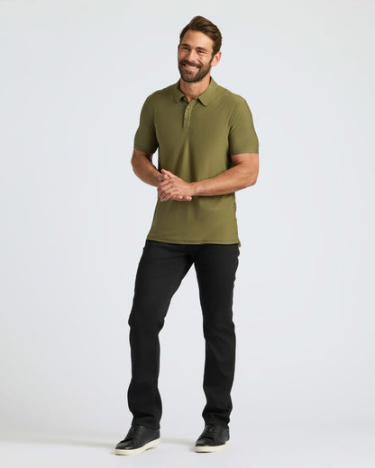 Military Green Active Polo 2.0
