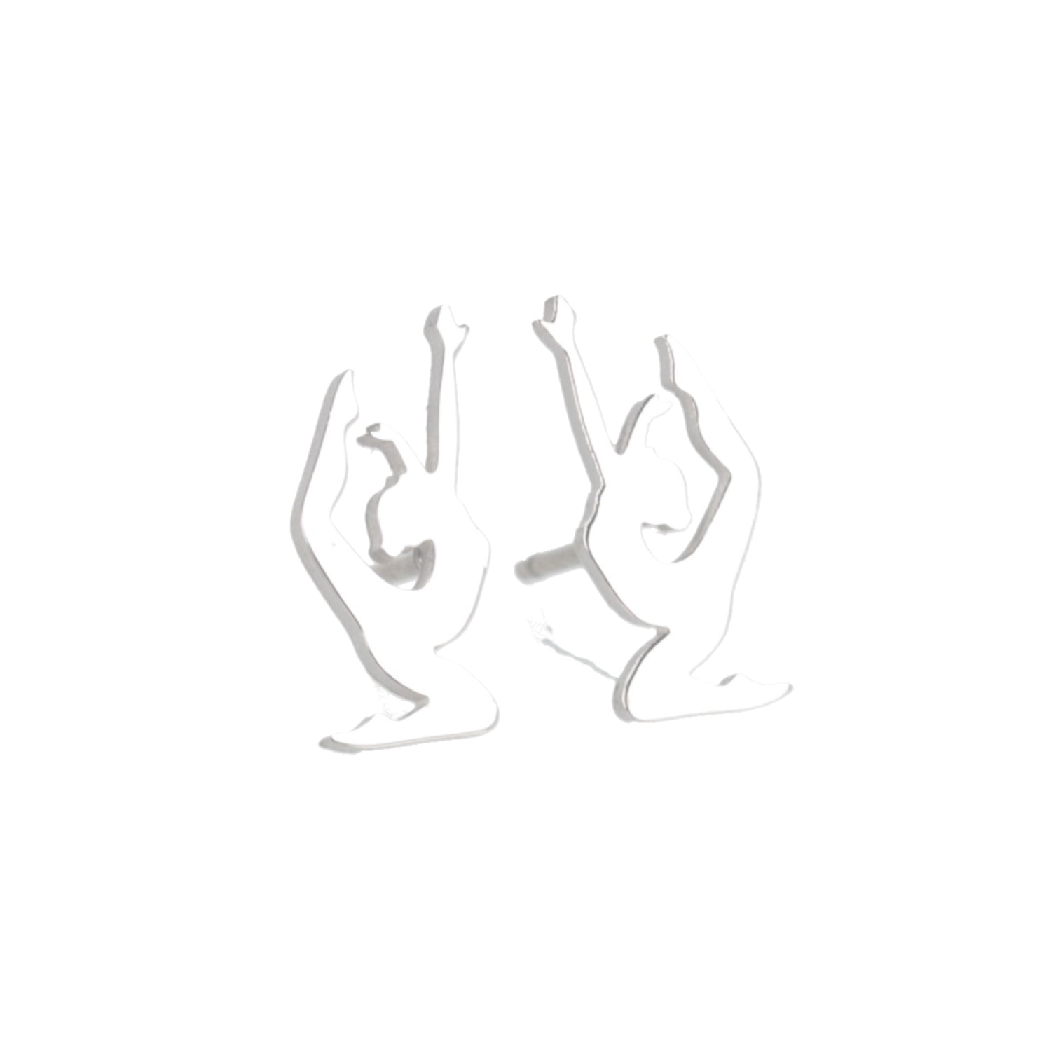 Yoga Pose Stud Earrings