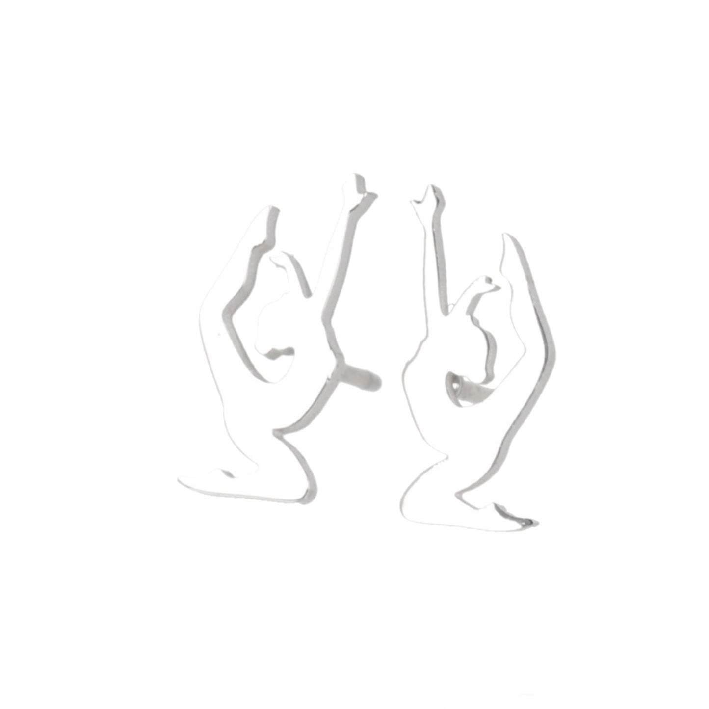 Yoga Pose Stud Earrings