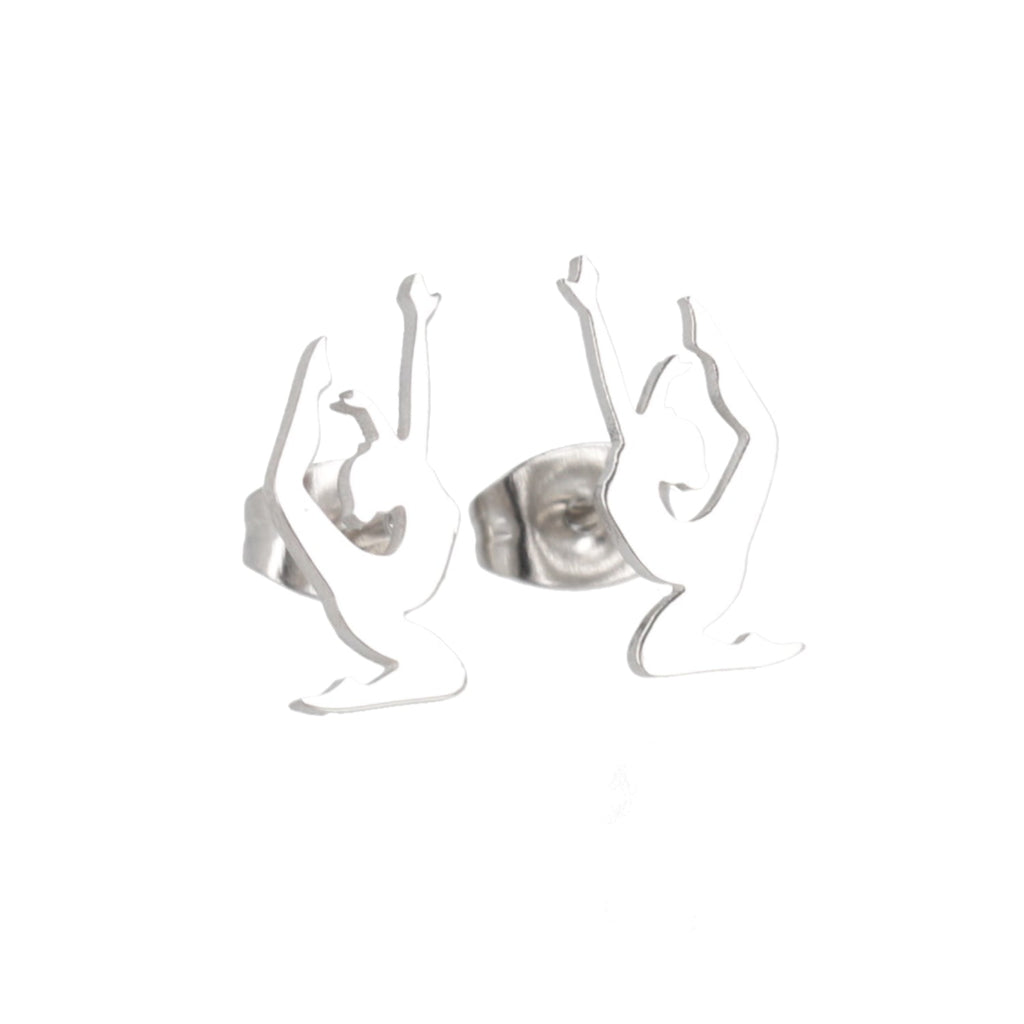 Yoga Pose Stud Earrings